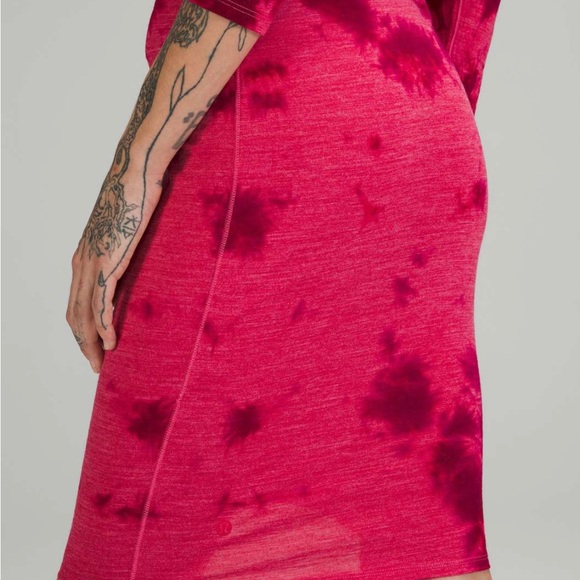 NWT size 8 lululemon wool tie dye dress - Picture 3 of 5